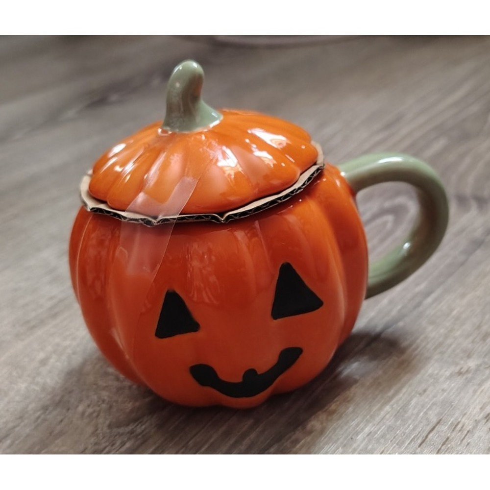 Jack-o-Lantern Mini Figural Mug‎ with Lid - Hyde and EEK! Boutique™ 9.5 fl oz